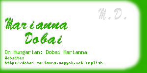 marianna dobai business card